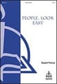People Look East SATB choral sheet music cover